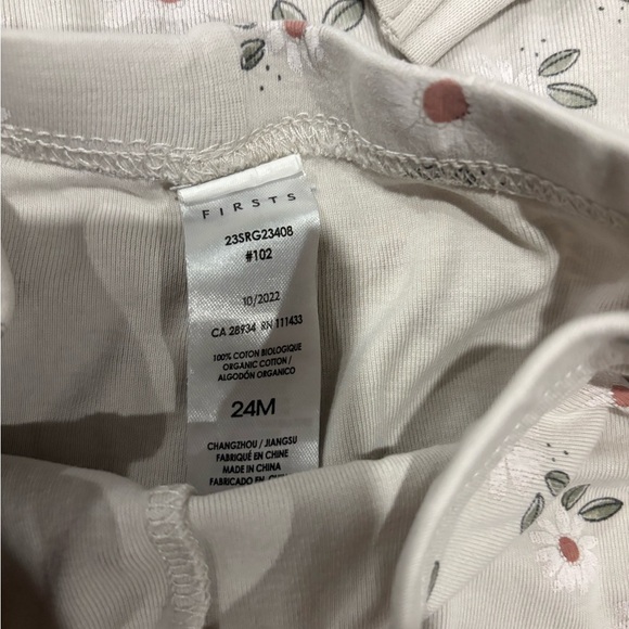 Petit Lem Floral Pajama Set - With Imperfections - Picture 4 of 5